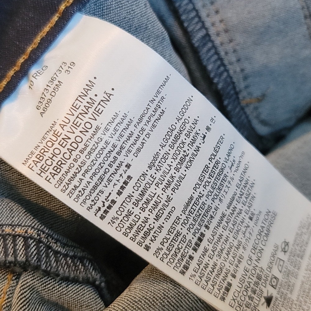 NWT Levi Denim Pull-on Leggings for Girls - Picture 10 of 10